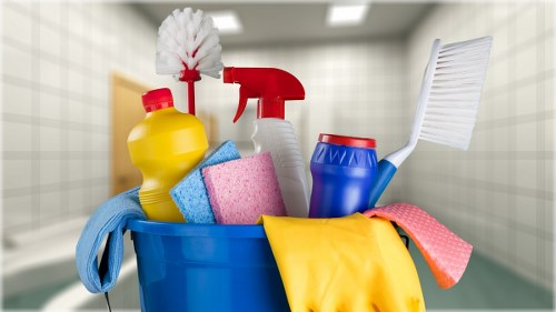 Illustration of an ethical cleaning team committed to anti-slavery standards